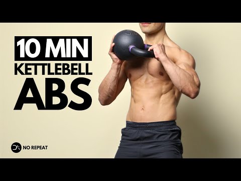 10 min Kettlebell ABS workout | No Repeat