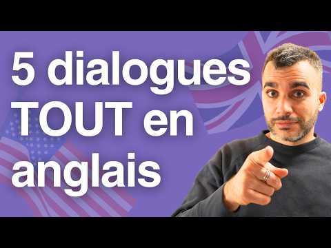 5 dialogues en anglais américain et britannique | Niveau débutant | Spécial compréhension orale