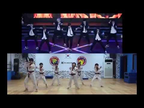 龙拳小子 vs 防弹少年团《男子汉》Dragon Boys vs BTS - Boy in luv 跆拳舞 Taekwondo Dance