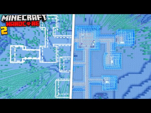 I Built An UNDERWATER CITY In Minecraft Hardcore!
