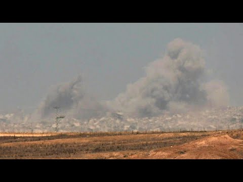 Heavy smoke billows over northern Gaza Strip | AFP