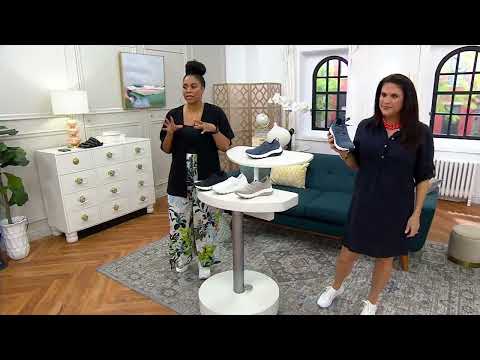 Clarks Cloudsteppers Lace-Up Sneaker - Circuit Tie on QVC