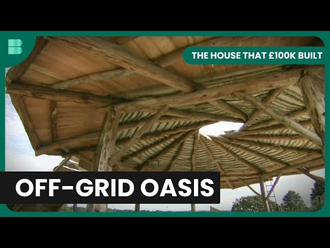 Straw Bale House Construction - The House That £100K Built - S01 EP5 - Home Design