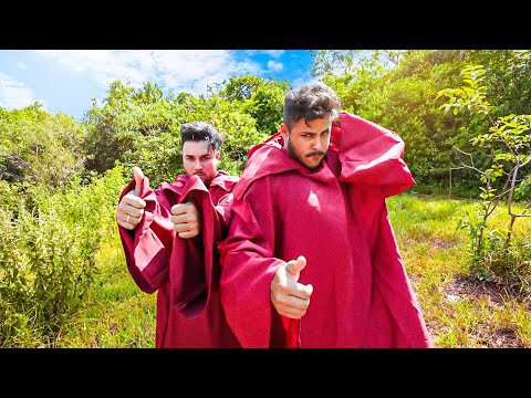 ME VESTI IGUAL A SEITA DO VELHO SATANICO E ENTREI NA TRILHA COM ELES