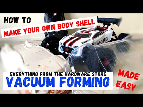 Make you own RC body shell | Vacuum Forming RC car body | Arrma Talion | DIY vacuum form |(@IDORC
