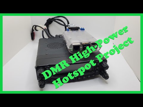 A High Powered DMR Hotspot project with the STM32 DVM Board