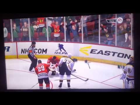 Zdeno CHARA vs. Jonathan Toews NHL 2014