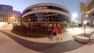 Western 360 - Weldon Library Exterior at night