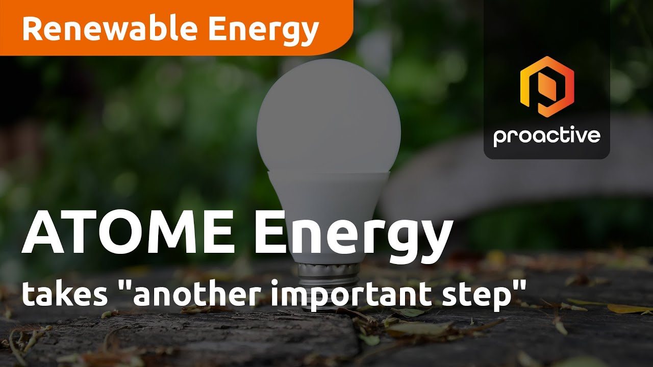 ATOME Energy takes "another important step"