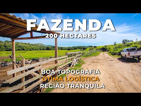 FAZENDA 200 HECTARES, CASA, REPRESA, ÁREAS DE PLANTIO, BOA LOGÍSTICA
