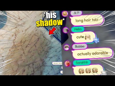 chat went wild seeing Luca tie up his Long hair