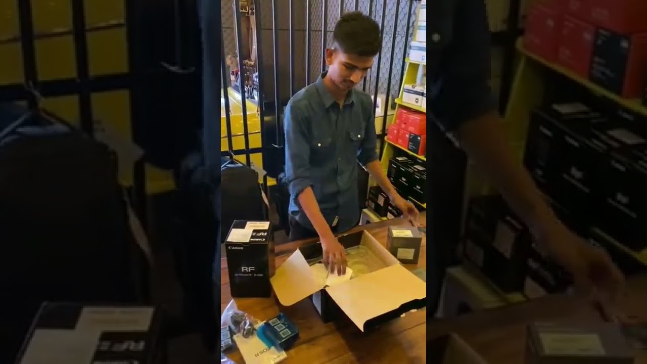 Unboxing my new camera canon eos R with RF 24-105