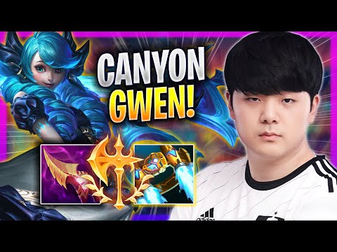 CANYON DOMINATING WITH GWEN! - DK Canyon Plays Gwen JUNGLE vs Viego! | Season 2023