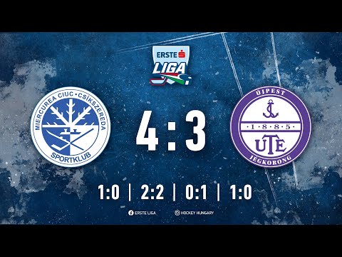 Gólösszefoglaló EL 79 - Sport Club Csíkszereda - UTE 4-3 20221125