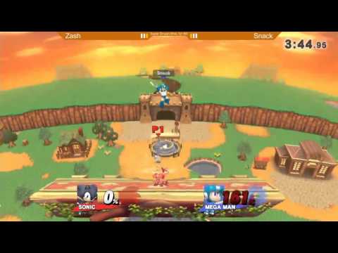 Game Evolution 2015 SSB4: Snack (Megaman) vs Zash (Sonic) - WF