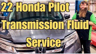 22 Honda Pilot Transmission Fluid Service (Drain and Fill)