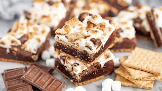 How to Make The Best S&#39;mores Brownies