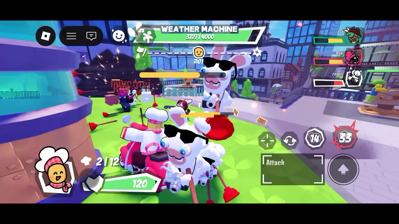 Chef Gameplay | Rabbids: Takeover (Roblox)