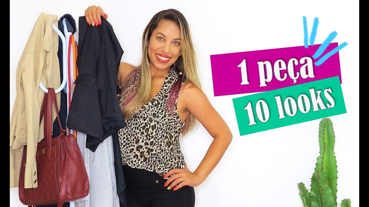1 PEÇA 10 LOOKS - BLUSA DE ONCINHA
