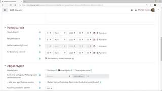 Moodle 6 - Aufgaben einstellen und einsammeln