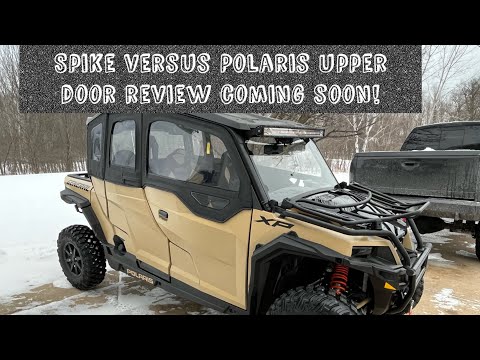 Polaris General XP4 upper door install! Polaris brand doors.