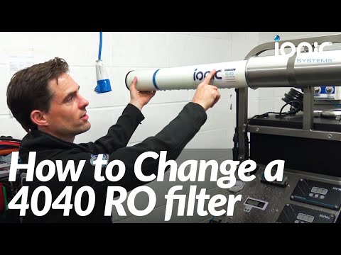 How to Change a 4040 RO Membrane filter - Ionic Systems