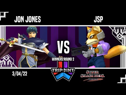Tripoint Smash 133 - Winners Round 2 - Jon Jones(Marth) Vs. JSP(Fox)