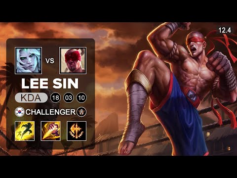 Lee Sin Jungle vs Viego - KR Challenger - Season 12 Patch 12.4