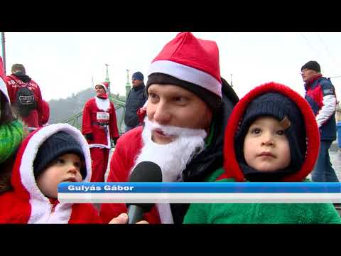 9.tv - Zöld-fehér hírek - Futó Mikulások lepték el Budapestet!
