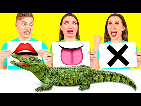 Beißen, Lecken oder Nichts Challenge #1 | Streich Kriege von HAHANOM Challenge