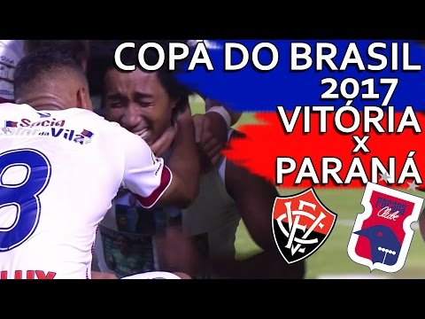 Gols Vitória 0 x 2 Paraná Clube - Copa do Brasil 2017 (13/04/2017)