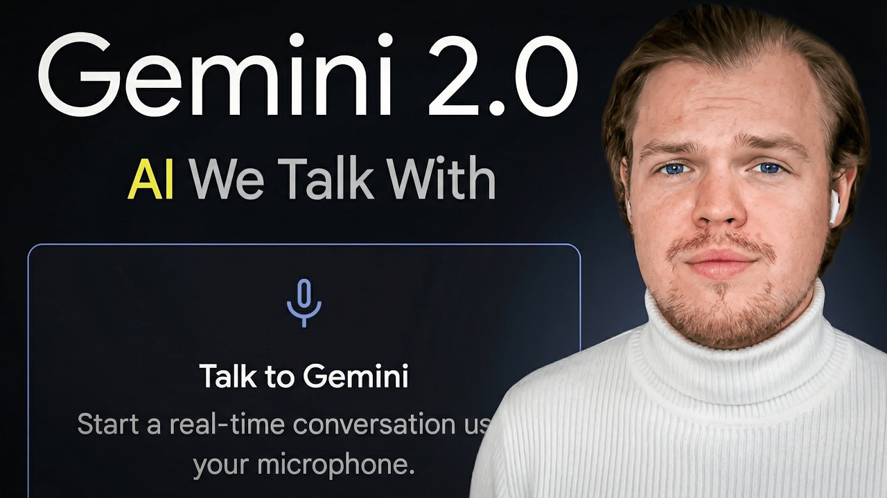 Google Gemini 2.0 Can Talk With Us?! New AI model For The Agentic Era
