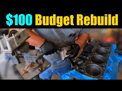 NO MACHINE SHOP! $100 383 Budget Engine Rebuild | Mopar Big Block 1972 Challenger |