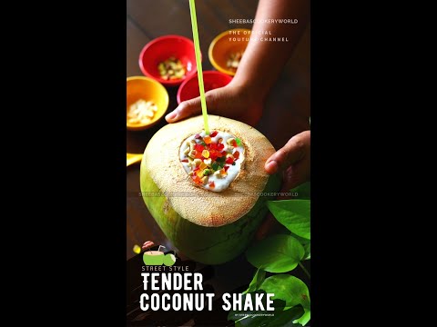 #shorts Tender Coconut Shake | Elaneer Shake | Coconut Milkshake with Nuts and Ice cream