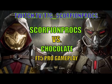 SCORPIONPROCS VS CHOCOLATE -  SCORPION VS KABAL - FT5 PRO GAMEPLAY