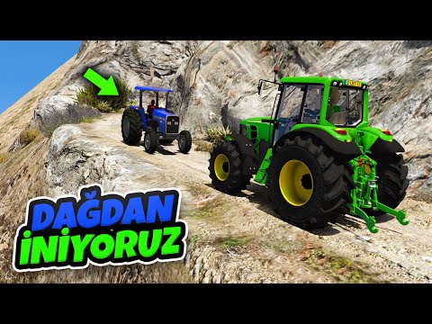 🚜 Sevilen Büyük Traktörler İle Dağdan İniyoruz 🚜 GTA 5