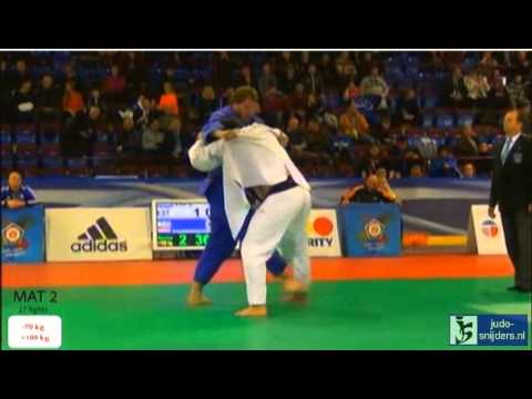 Judo 2013 European Open Minsk: Lepp (EST) - Scherrenberg (NED) [+100kg] rep