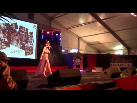 Decha Quin (juara stardut indosiar 2007), song : Rindu, Pasar Malam Indonesia, DenHaag 20 maret 2013