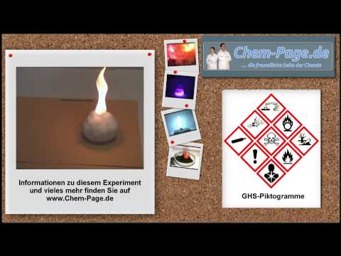 Brennender Schneeball