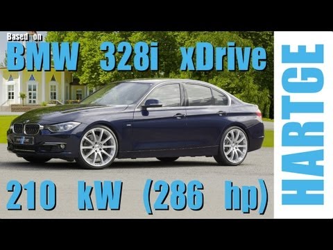 BMW 328i xDrive F30 Test Drive with HARTGE Engine Upgrade 80 - 200 km/h
