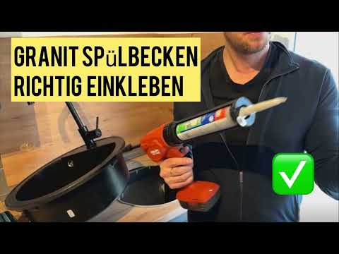 ✅ Installing/gluing in a granite sink: Instructions – My insider tip for avoiding small mistakes