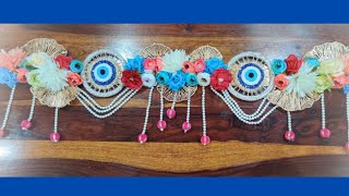 toran disign #diy #artwork #hindufestival #craft #wallhanging #art 💯