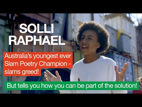 Champion Slam Poet slams Greed, Capitalism and Apathy as cause of Climate Change