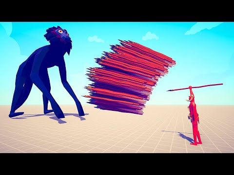 GIANT MONKEY vs EVERY GOD - Totally Accurate Battle Simulator TABS