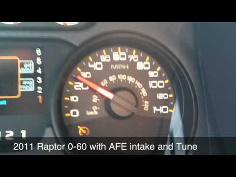 2011 Ford Raptor 6.2L 0-60 w/ Intake