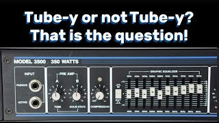 Video thumbnail for Blind sound test - Tube vs. Solid State Hartke model 3500 bass amp - can you guess which is which? by Bill Plays Bass