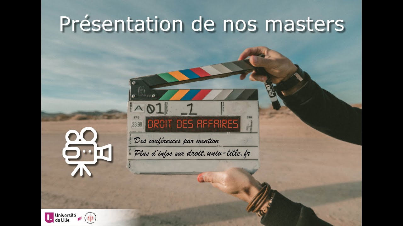 Conférence Master Droit des affaires