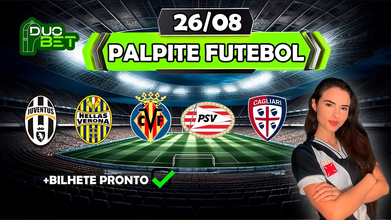 Palpite Futebol 26/08 Segunda - Feira (Bilhete Garantido)