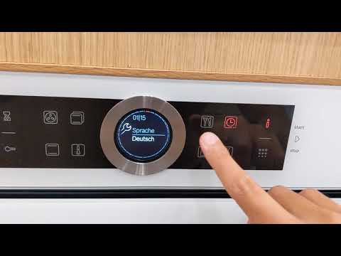 Bosch Herd Uhrzeit einstellen / Einbau Backofen