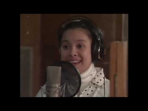 Brad Kane and Lea Salonga 1992 Recording sessions of a  whole new world Aladdin  2004 DVD extra
